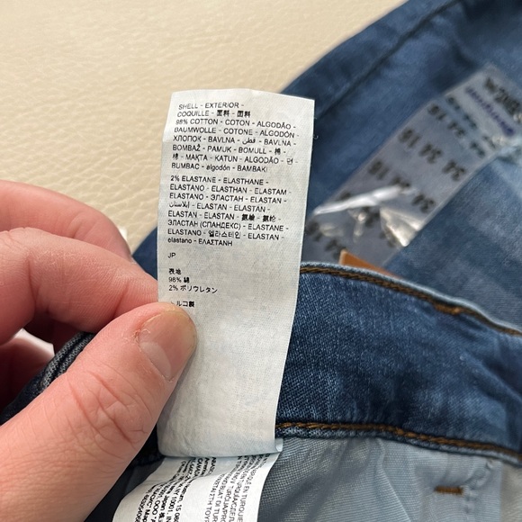 NWT - Desigual Men’s Ripped Washed Denim Jogger Short - Size 34 - Picture 10 of 11